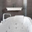 Decina Mintori 1790 Freestanding Contour 14 Jets Spa Bath - Ideal Bathroom CentreMI1800FSCNSPAWC