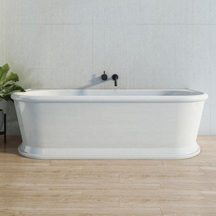 Decina Oxford 1700 Back To Wall Freestanding Bath - Ideal Bathroom CentreOX1700W