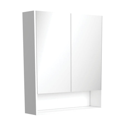 Fienza 750 Mirror Cabinet with Display Shelf - Ideal Bathroom CentrePSC750SMWSatin White