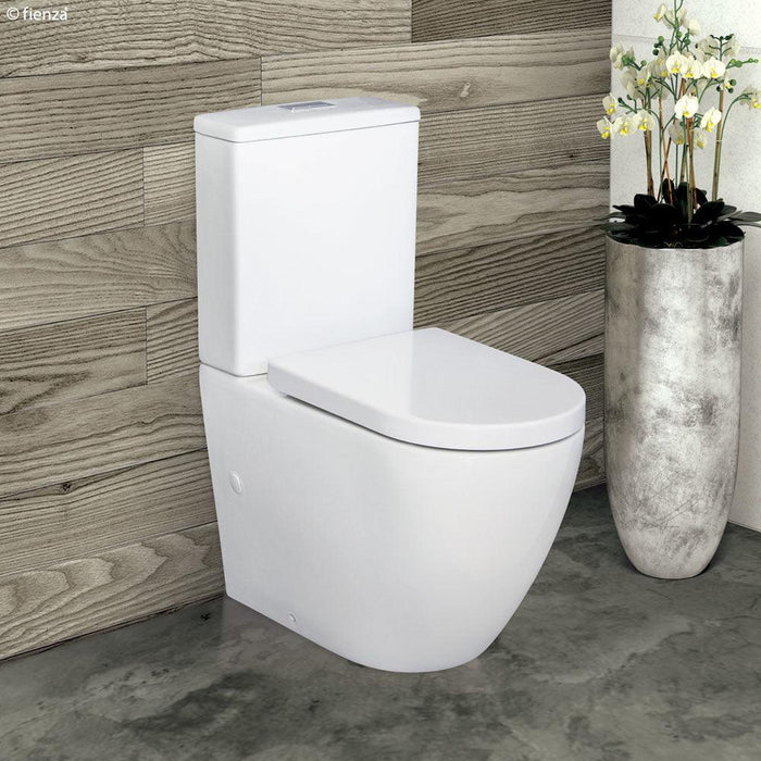 Fienza Alex Back To Wall Toilet Suite - Ideal Bathroom CentreK011White Seat