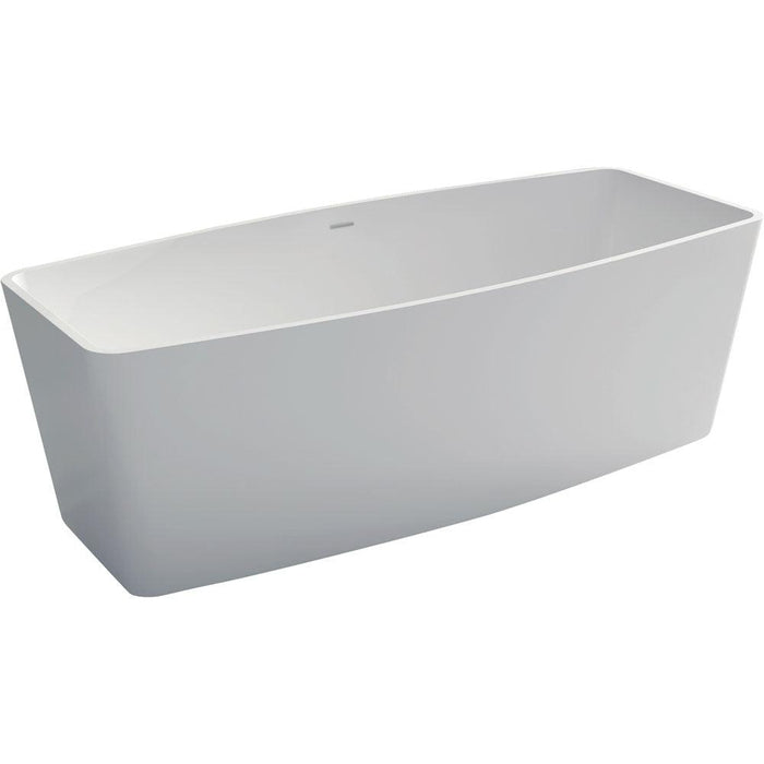 Fienza Bafana 1700 Matte White Stone Freestanding Bath - Ideal Bathroom CentreST09