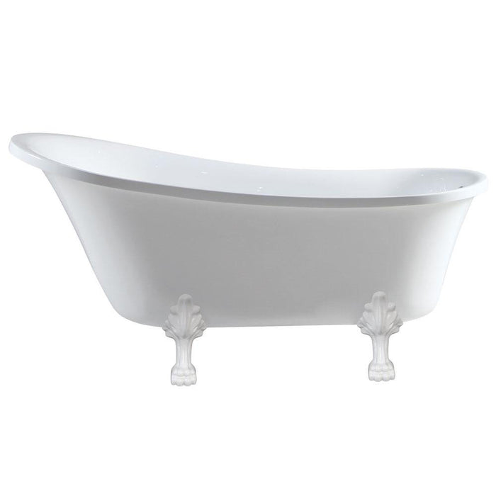 Fienza Clawfoot 1500/1700 Freestanding Acrylic Bath - Ideal Bathroom CentreFR2550-1500W1500mmSemi-Gloss White