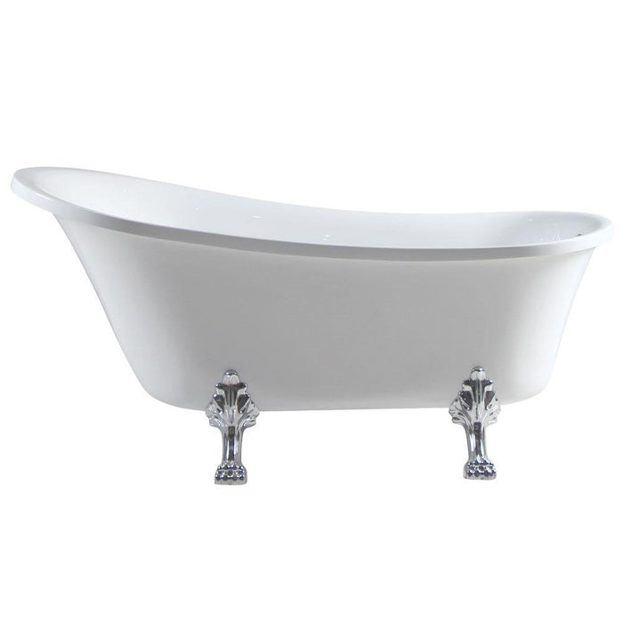 Fienza Clawfoot 1500/1700 Freestanding Acrylic Bath - Ideal Bathroom CentreFR2550-1500C1500mmChrome