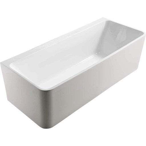 Fienza Delta 1700 Back-to-Wall Acrylic Freestanding Bath - Ideal Bathroom CentreFR8773