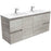 Fienza Edge Industrial 1500mm Vanity With Ceramic Top - Ideal Bathroom CentreTCL150XDWall HungDouble Bowl Ceramic Top