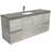 Fienza Edge Industrial 1500mm Vanity With Undermounted Stone Top - Ideal Bathroom CentreSD150XSWall HungDove GreySingle Centre Bowl