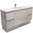 Fienza Edge Industrial 1500mm Vanity With Undermounted Stone Top - Ideal Bathroom CentreSI150XKSFreestandingBianco MarbleSingle Centre Bowl