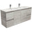 Fienza Edge Industrial 1500mm Vanity With Undermounted Stone Top - Ideal Bathroom CentreSA150XDWall HungRoman SandDouble Bowl