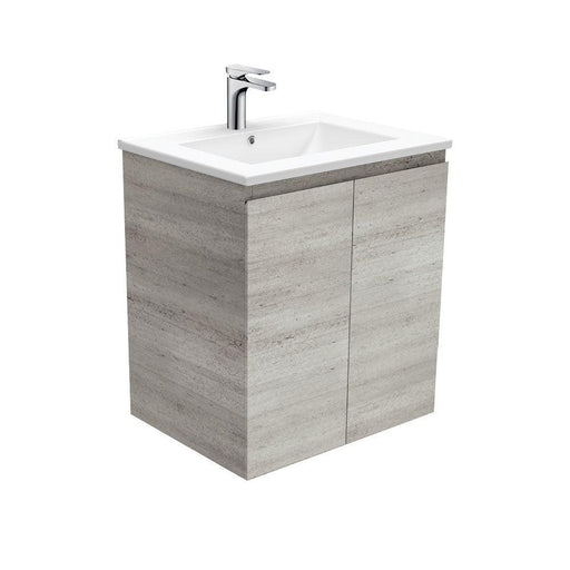 Fienza Edge Industrial 600mm Vanity With Ceramic Top - Ideal Bathroom CentreTCL60XWall Hung