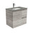 Fienza Edge Industrial 750mm Vanity With Undermounted Stone Top - Ideal Bathroom CentreSD75XRWall HungRight Hand DrawersDove Grey