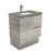 Fienza Edge Industrial 750mm Vanity With Undermounted Stone Top - Ideal Bathroom CentreSD75XKRFreestandingRight Hand DrawersDove Grey