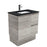 Fienza Edge Industrial 750mm Vanity With Undermounted Stone Top - Ideal Bathroom CentreSB75XKRFreestandingRight Hand DrawersBlack Sparkle