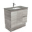 Fienza Edge Industrial 900mm Vanity With Undermounted Stone Top - Ideal Bathroom CentreSD90XKRFreestandingRight Hand DrawersDove Grey