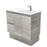 Fienza Edge Industrial Grey 900mm Vanity With Ceramic Top - Ideal Bathroom CentreTCL90RXKFreestandingLeft Hand SideRight Hand Basin