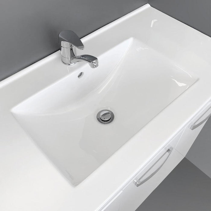 Fienza Edge Scandi Oak 600mm Vanity With Ceramic Top - Ideal Bathroom CentreTCL60SKFreestanding