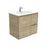 Fienza Edge Scandi Oak 750mm Vanity With Ceramic Top - Ideal Bathroom CentreTCL75SRWall HungRight Hand Side