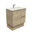 Fienza Edge Scandi Oak 750mm Vanity With Undermounted Stone Top - Ideal Bathroom CentreSA75SKRFreestandingRight Hand DrawersRoman Sand