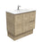 Fienza Edge Scandi Oak 900mm Vanity With Ceramic Top - Ideal Bathroom CentreTCL90LSKFreestandingRight Hand SideCentre Basin