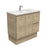 Fienza Edge Scandi Oak 900mm Vanity With Undermounted Stone Top - Ideal Bathroom CentreSA90SKRFreestandingRight Hand DrawersRoman Sand