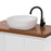 Fienza ELEANOR Gooseneck Basin Mixer with Porcelain Handle - Ideal Bathroom Centre202104BNBushed Nickel
