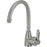 Fienza ELEANOR Gooseneck Sink Mixer With Metal Handle - Ideal Bathroom Centre202109NNBushed Nickel