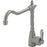 Fienza ELEANOR Shepherds Crook Sink Mixer With Metal Handle - Ideal Bathroom Centre202105NNBrushed Nickel