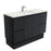 Fienza Finger Pull Matte Black 1200mm Vanity With Undermounted Stone Top - Ideal Bathroom CentreSA120ZBKFreestandingRoman Sand