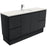 Fienza Finger Pull Matte Black 1500mm Vanity With Undermounted Stone Top - Ideal Bathroom CentreSA150ZBSWall HungRoman SandSingle Centre Bowl