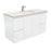 Fienza Finger Pull Matte White 1200mm Vanity With Undermounted Stone Top - Ideal Bathroom CentreSA120ZWall HungRoman Sand