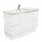 Fienza Finger Pull Matte White 1200mm Vanity With Undermounted Stone Top - Ideal Bathroom CentreSA120ZKFreestandingRoman Sand