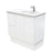 Fienza Finger Pull Matte White 900mm Vanity With Ceramic Top - Ideal Bathroom CentreTCL90RZKFreestandingLeft Hand SideRight Hand Basin
