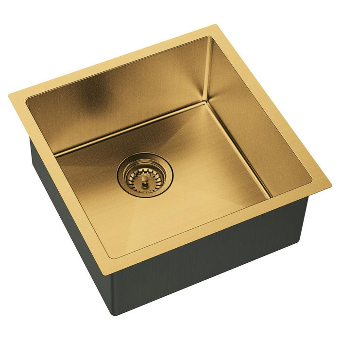 Fienza Hana 32L Single Kitchen Sink - Ideal Bathroom Centre68401RBRugged Brass