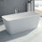Fienza High Rise 1500 Matte White Stone Freestanding Bath - Ideal Bathroom CentreST05