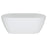 Fienza Kaya Slim Wall Matte White Stone Freestanding Bath - Ideal Bathroom CentreSS3501500mm