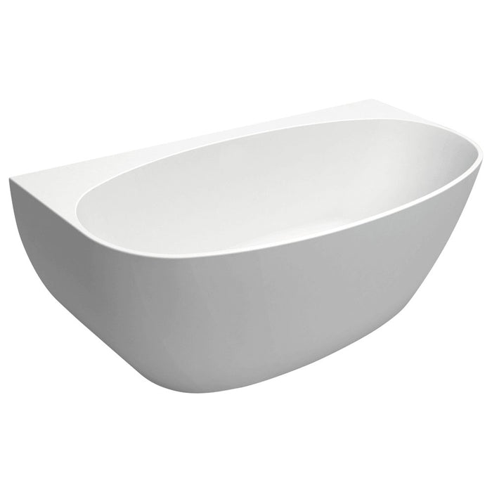 Fienza Keeto 1500/1700 Back to Wall Acrylic Freestanding Bath - Ideal Bathroom CentreFR65-15001500mm