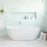 Fienza Koko 1500/1680 Matte White Freestanding Acrylic Bath - Ideal Bathroom CentreFR115721500mm