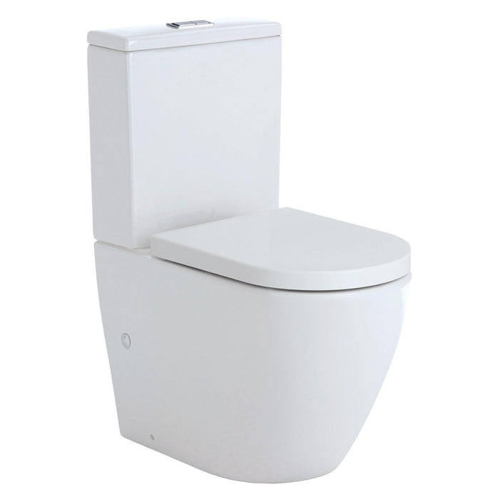 Fienza Koko Back To Wall Toilet Suite - Ideal Bathroom CentreK002Gloss WhiteStand Seat
