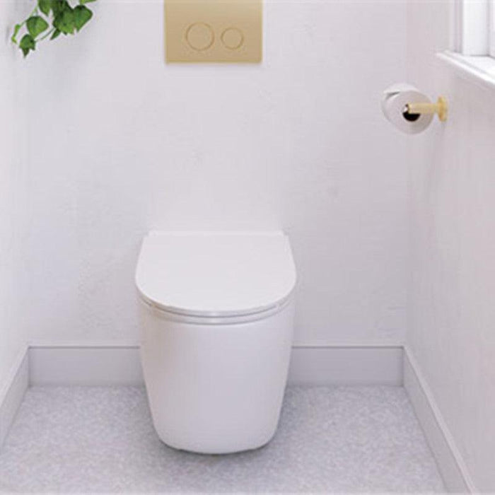 Fienza Koko Concealed Wall Hung Toilet Suite - Ideal Bathroom CentreK002376-RTGloss WhiteR & TIn-Wall Cistern