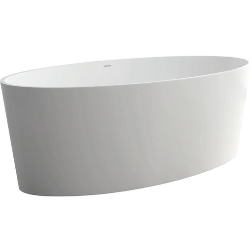 Fienza Lexy 1600 Matte White Stone Freestanding Bath - Ideal Bathroom CentreST01