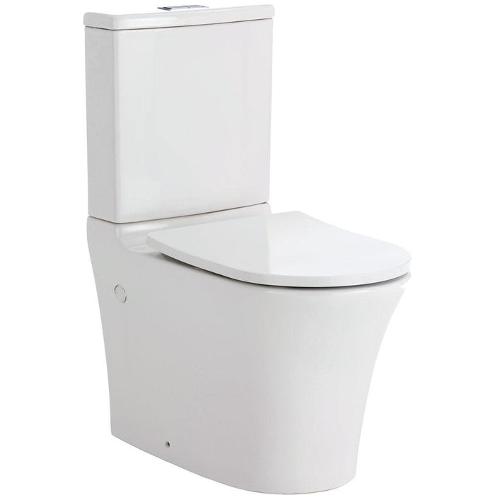 Fienza Luciana Back To Wall Toilet Suite - Ideal Bathroom CentreK1343