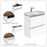 Fienza Quest 750mm Vanity With Ceramic Top - Ideal Bathroom CentreTCL75QKFreestanding1 Tap Hole