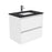 Fienza Quest 750mm Vanity With Undermounted Stone Top - Ideal Bathroom CentreSB75QWall HungBlack Sparkle