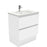 Fienza Quest 750mm Vanity With Undermounted Stone Top - Ideal Bathroom CentreSI75QKFreestandingBianco Marble