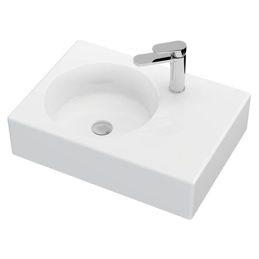 Fienza Reba Left Bowl Wall Basin - Ideal Bathroom CentreRB039L-11 Tap Hole