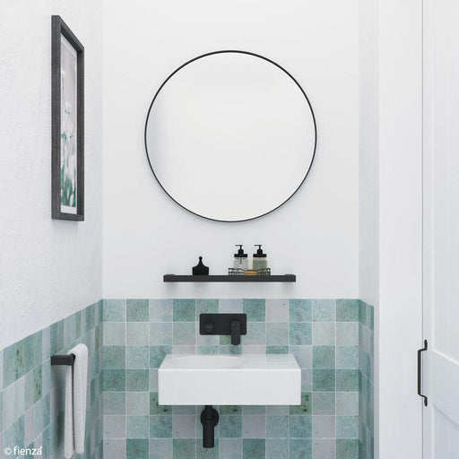 Fienza Reba Round Metal Framed Mirror - Ideal Bathroom CentreFMR60BMatte Black600mm