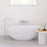 Fienza Sasso Matte White Stone Bath - Ideal Bathroom CentreST28-15501550mm