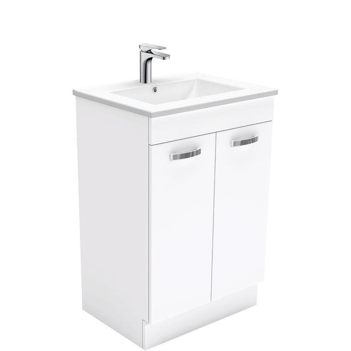 Fienza Unicab 600mm Vanity With Ceramic Top - Ideal Bathroom CentreTCL60NKWFreestanding on Kickboard
