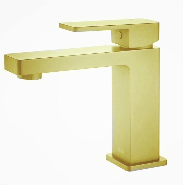 IKON Ceram Basin Mixer - Ideal Bathroom CentreHYB636-201BGBrushed Gold