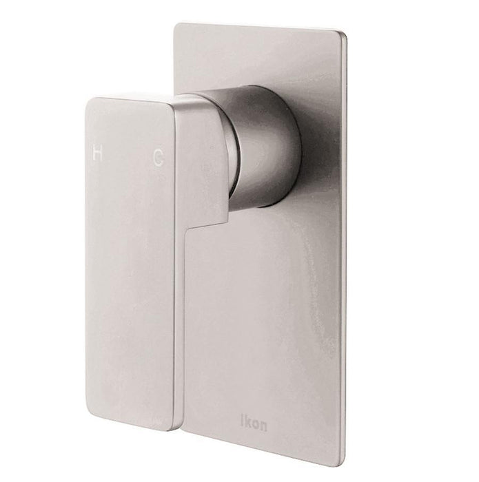IKON Ceram Wall Shower Mixer - Ideal Bathroom CentreHYB636-301BNBrushed Nickel