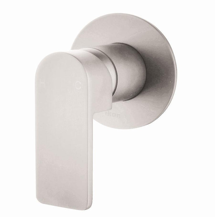 IKON Flores Wall Shower Mixer - Ideal Bathroom CentreHYB135-301BNBrushed Nickel